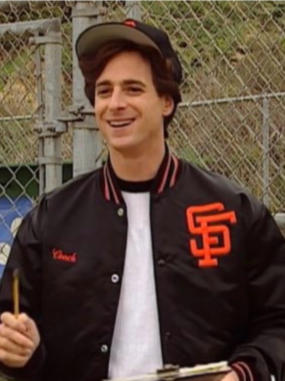 Vintage San Francisco Giants Starter Black Satin Baseball Jacket Size Youth Med
